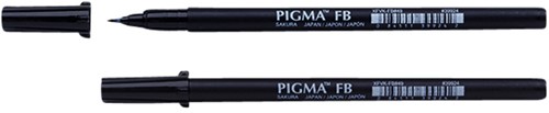 Brushpen Sakura Pigma fijn zwart-1