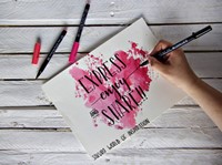 Brushpen Sakura Pigma medium zwart-5