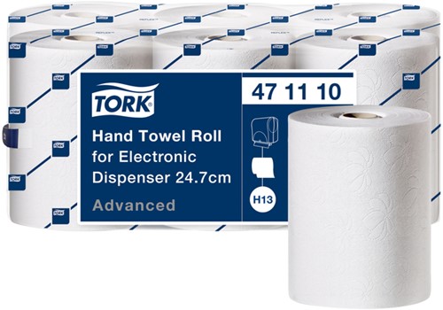 Handdoekrol Tork H13 Advanced 2-laags 143m wit 471110