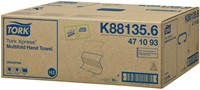 Handdoek Tork H2 Xpress Universal multifold 1-laags 213x234mm 20x250 vel wit 471093-2