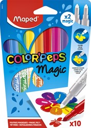 Viltstift Maped Color'Peps Magic set á 10 kleuren
