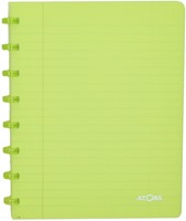 Schrift Atoma A5 ruit 5x5mm 144blz 90gr PP transparant assorti-1