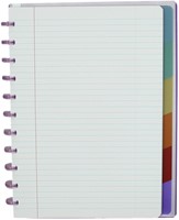 Schrift Atoma A4+ lijn 120blz 90gr PP transparant assorti-3