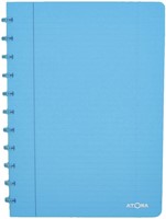 Schrift Atoma A4 lijn 144blz 90gr PP transparant assorti-3