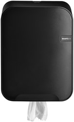 Poetspapierdispenser Quartzline Q16 medium zwart 441154