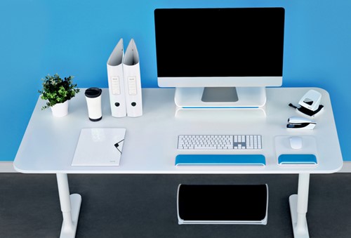 Polssteun Leitz WOW Ergo verstelbaar blauw-2