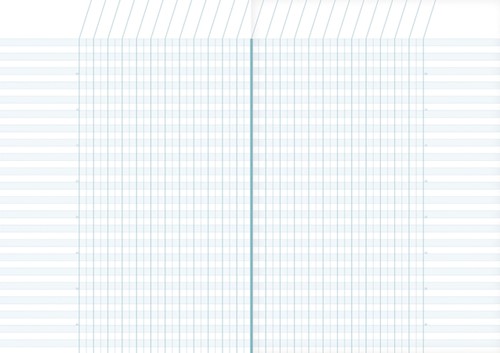 Puntenboek leraren Clairefontaine A4 72 pagina's 110gr meertalig assorti-2