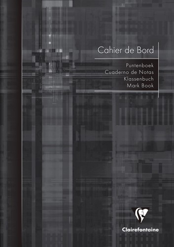 Puntenboek leraren Clairefontaine A4 72 pagina's 110gr meertalig assorti-2
