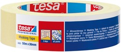 Afplaktape tesa® Professional 4323, 19mmx50m, lichtcrème