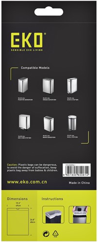 Afvalzak EKO MDPE type F1 met trekband 49x68cm 18-28L wit rol à 20 stuks-3