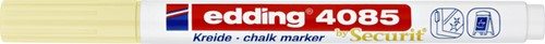 Krijtstift edding 4085 by Securit rond 1-2mm pastel geel