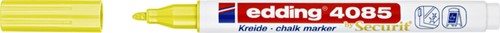 Krijtstift edding 4085 by Securit rond 1-2mm neon geel-2