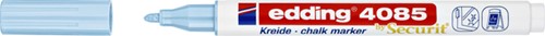 Krijtstift edding 4085 by Securit rond 1-2mm pastel blauw-2