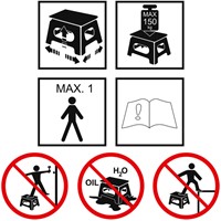 Opstapkruk ProPlus inklapbaar 290x215x220mm grijs-4