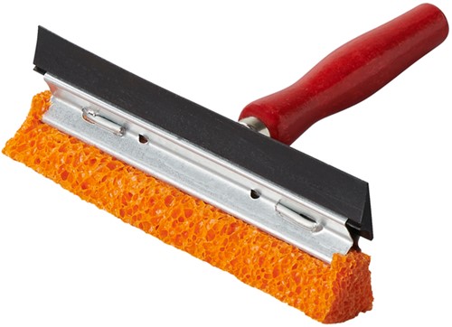 Raamtrekker ProPlus met houten steel 145mm rood-2