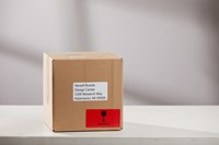 Etiket Dymo LabelWriter naamkaart 54x101mm 1 rol á 220 stuks rood-1