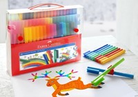 Kleurstiften Faber-Castell Connector assorti cadeauset à 80 stuks-5