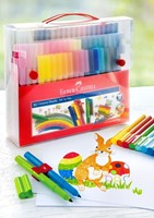 Kleurstiften Faber-Castell Connector assorti cadeauset à 80 stuks-6