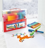 Kleurstiften Faber-Castell Connector assorti koffer à 60 stuks-5