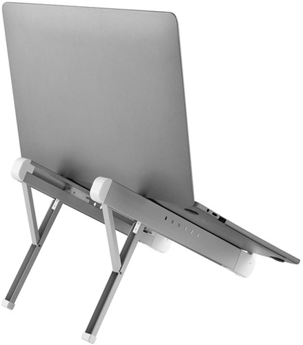 Laptopstandaard Neomounts NSLS010 opvouwbaar zilver-3