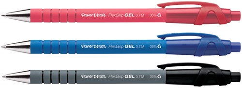 Gelschrijver Paper Mate FlexGrip, medium, blauw-3