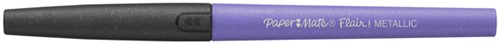 Fineliner Paper Mate Flair Metallic medium blister à 6 stuks-2