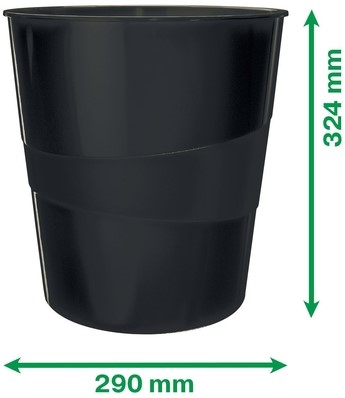 Papierbak Leitz Recycle range 15liter zwart-5