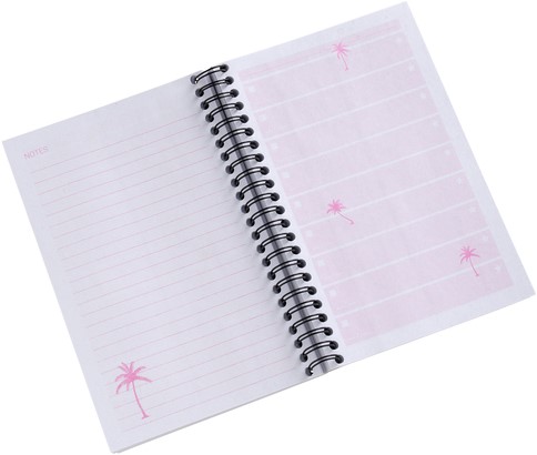 Things to do Djois Atlanta recycled papier Tropical 125x195mm 100 vel 70gr roze 2 stuks-2