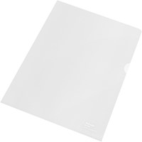 Insteekmap L-map Esselte A4 100% gerecycled PP transparant mat doos/100-2