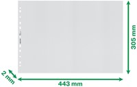 Showtas Leitz Recycle PP A3 11-gaats transparant 25 stuks-1