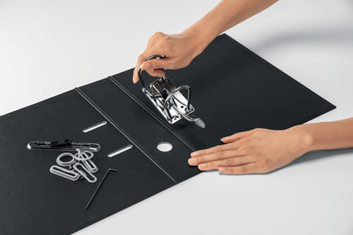 Ordner Leitz Recycle 180° 50mm karton A4 zwart-11