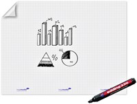 Magic-Chart Legamaster flipchart XL 90x120cm wit met ruit 15 vel-3