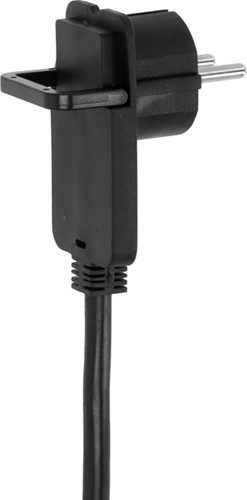 Stekkerdoos Brennenstuhl Comfort Plus 6vdig incl platte stekker 2m zw-3