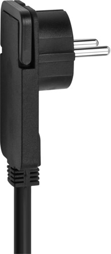 Stekkerdoos Brennenstuhl Comfort Plus 6vdig incl platte stekker 2m zw-4