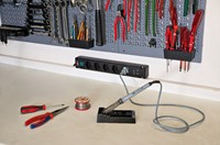 Stekkerdoos Brennenstuhl Bremounta 5vdig incl 2 USB 3m zwart-2