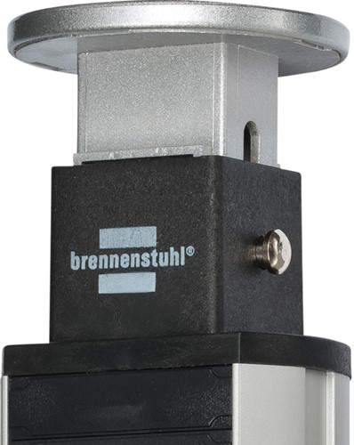 Stekkerdoos Brennenstuhl toren 3 voudig 2 meter zwart/zilver-1