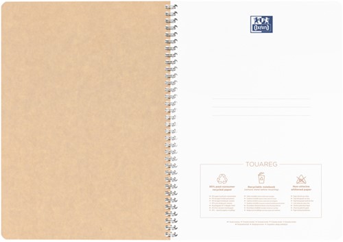 Spiraalblok Oxford Touareg A4 180 pagina's lijn assorti-3