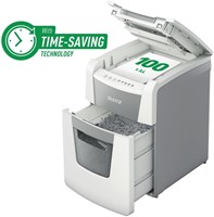 Papiervernietiger Leitz IQ Auto+ Small Office 100 P4 snippers 4x28mm-10