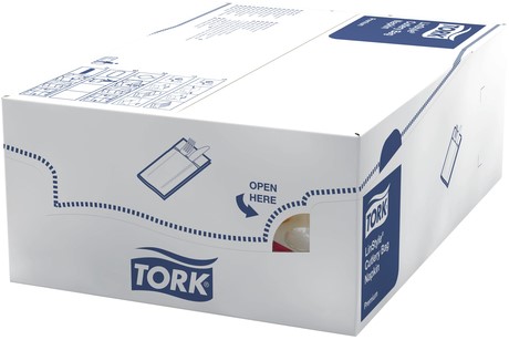 Pochette Tork Linstyle Premium 1-laags 390x390mm bordeauxrood 509603-1