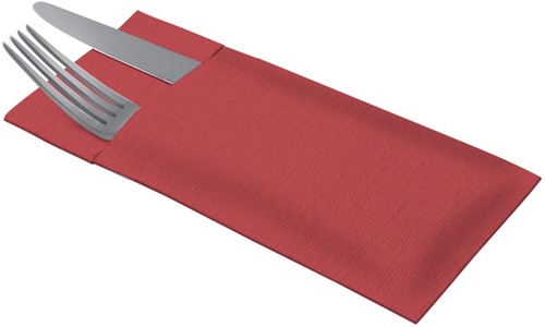 Pochette Tork Linstyle Premium 1-laags 390x390mm rood 509604-2