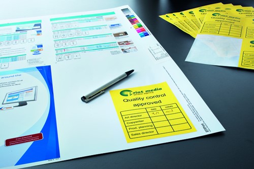 Etiket HERMA 4496 199.6x143.5mm geel 40stuks-1