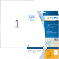 Etiket HERMA 4585 210x297mm weerbestendig transparant mat 10 stuks-3