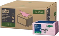 Reinigingsdoek Tork W8 Premium 1-laags 40 vel rood 194750-1