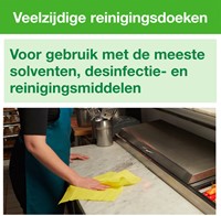 Reinigingsdoek Tork W8 Premium 1-laags 40 vel geel 194650-5