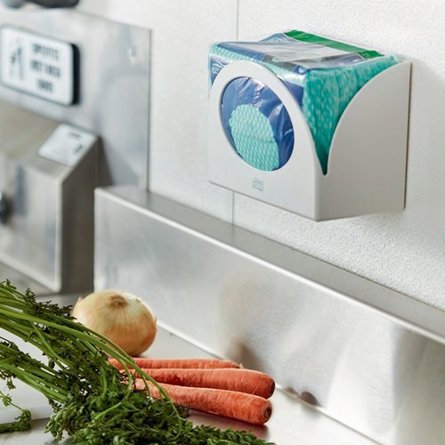 Reinigingsdoek Tork W8 Premium 1-laags 40 vel groen 194550-2