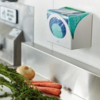 Reinigingsdoek Tork W8 Premium 1-laags 40 vel groen 194550-2