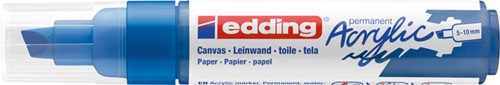 Acrylmarker edding e-5000 breed gentiaanblauw-2