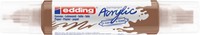 Acrylmarker edding e-5400 3D double liner hazelnoot-2