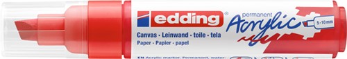 Acrylmarker edding e-5000 breed verkeersrood-2