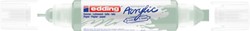 Acrylmarker edding e-5400 3D double liner zacht mint